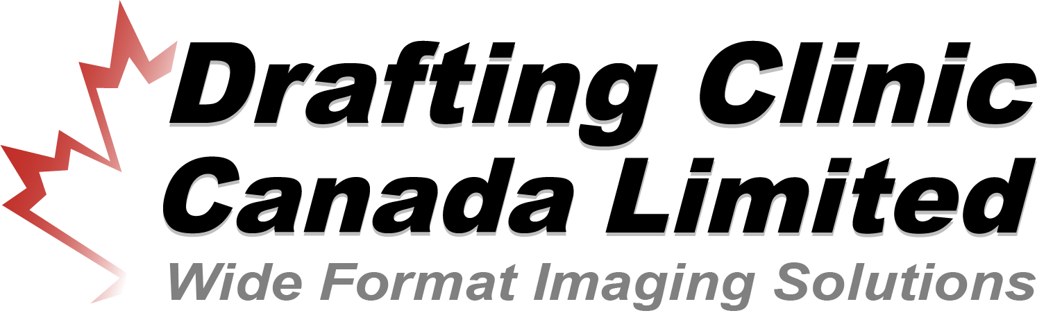 Logo for Drafting Clinic Canada Limited - Wide Formatting Imaging Solutions.