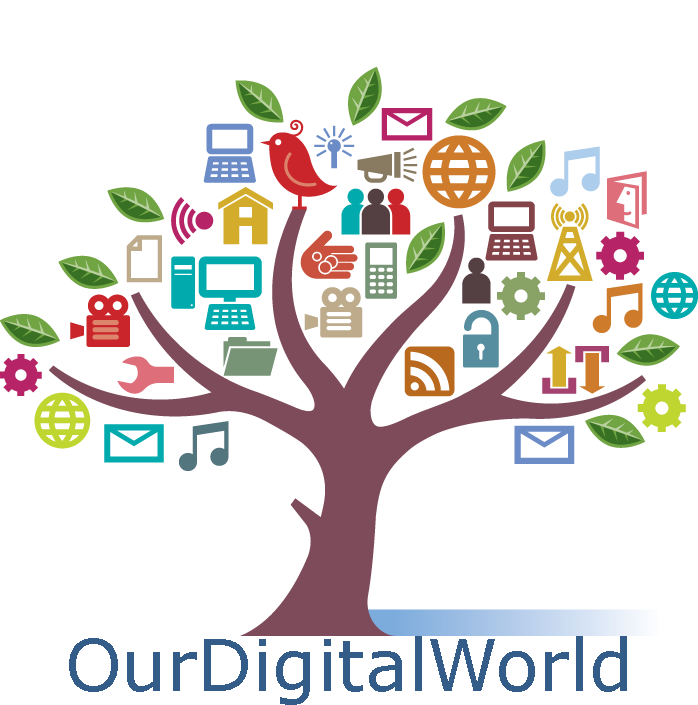 Logo for Our Digital World. 