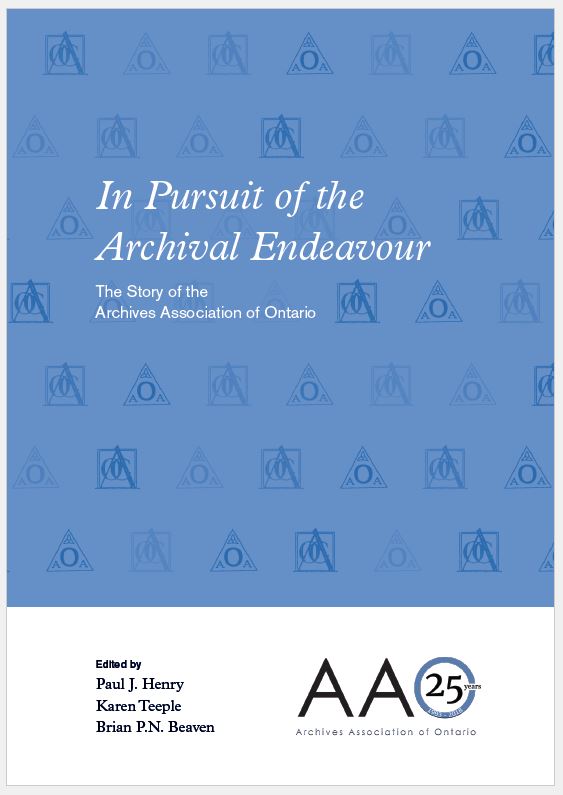 Book cover of In Pursuit of the Archival Endeavour.