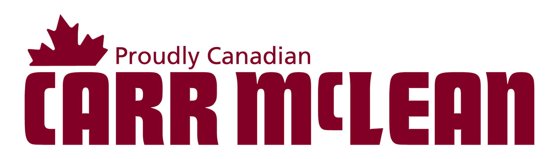 Logo for Carr McLean, Proudly Canadian.